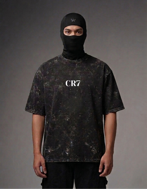 CR7  Acid Wash Edition . Unisex Oversized  Tee