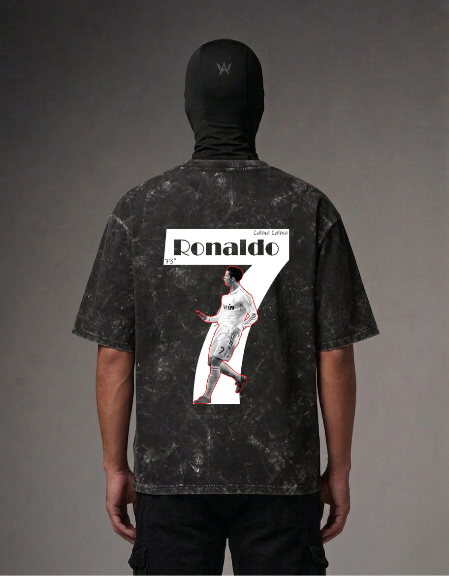 CR7  Acid Wash Edition . Unisex Oversized  Tee